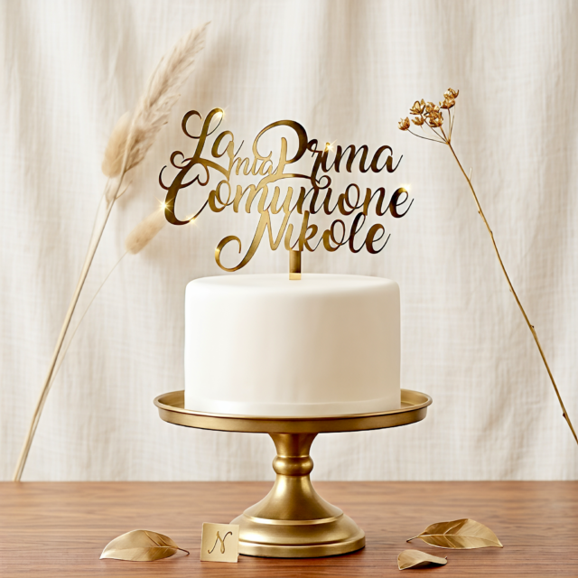 Cake topper frase in plexiglass
